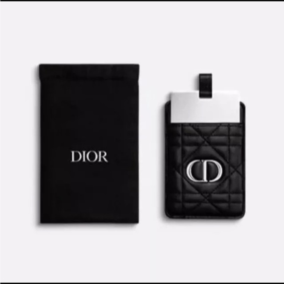 Dior Beauty Black Leather Mirror - Picture 1 of 2